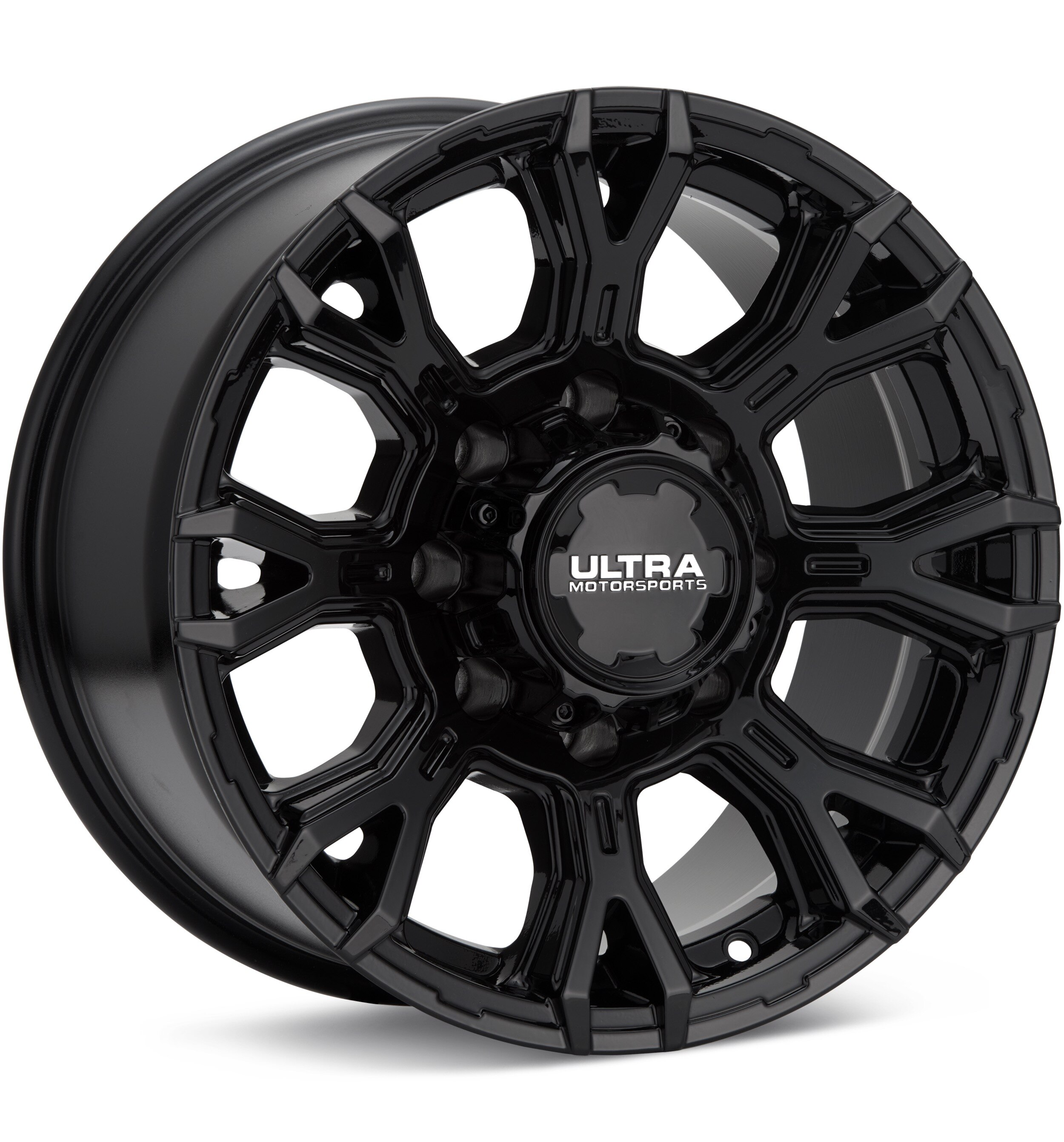 Ultra Scorpion 8-Lug Gloss Black Wheels 20 In 20x9 +18 123-2987BK+18