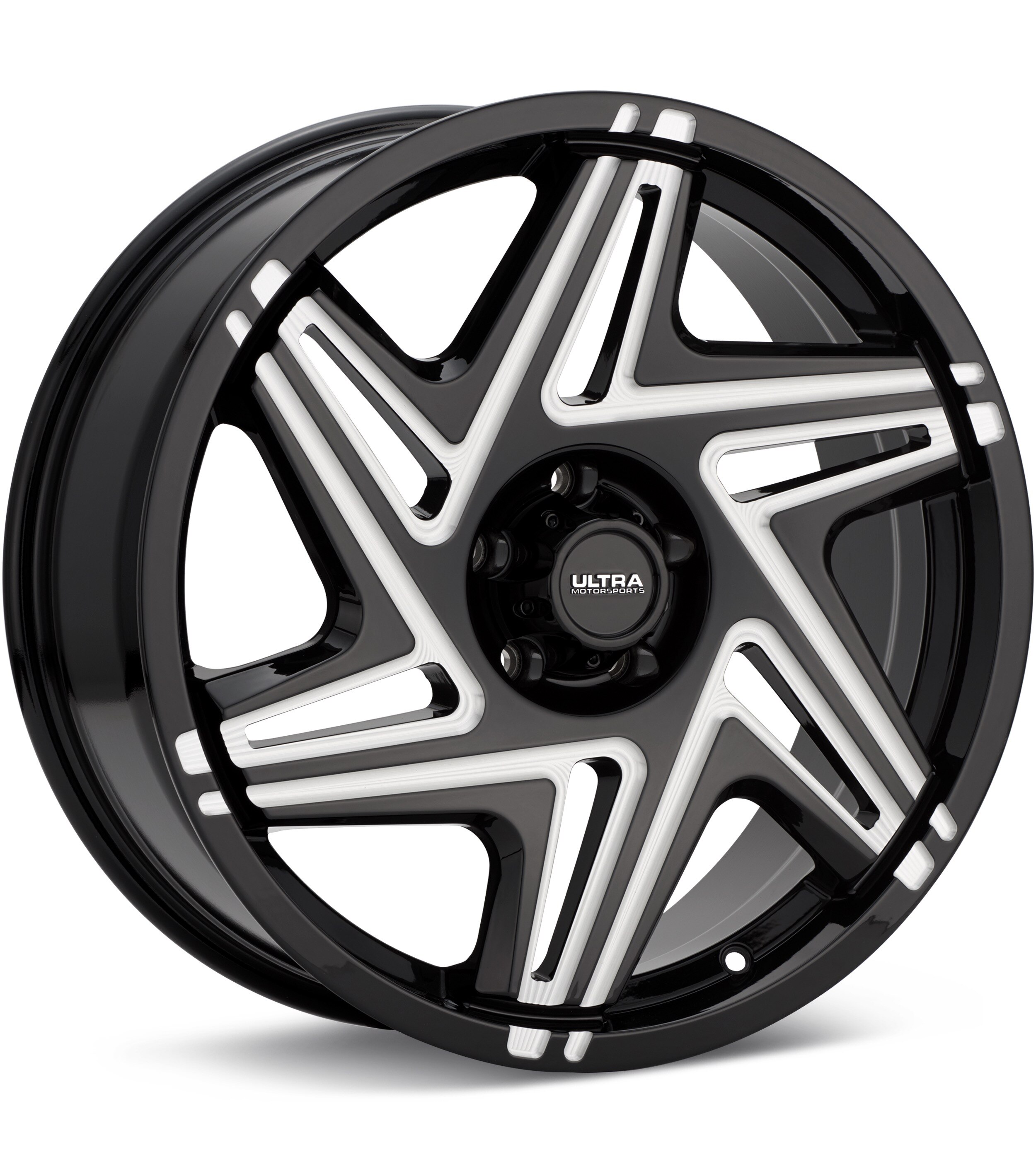 Ultra Sinister Gloss Black w/Milled Accent Wheels 17 In 17x8 +30