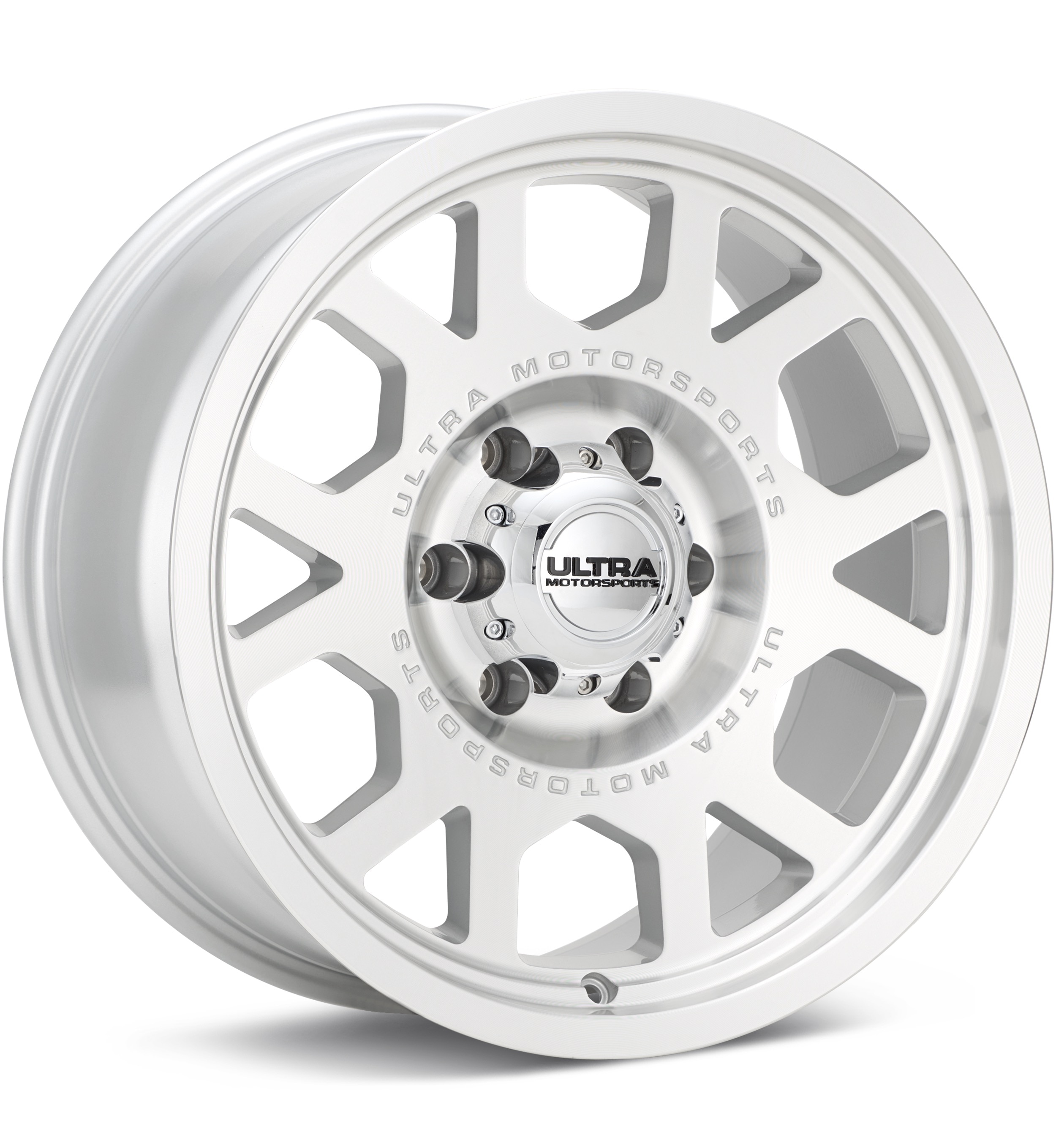 Ultra The Chief Silver Machined w/Clearcoat Wheels 16 In 16x8 +01