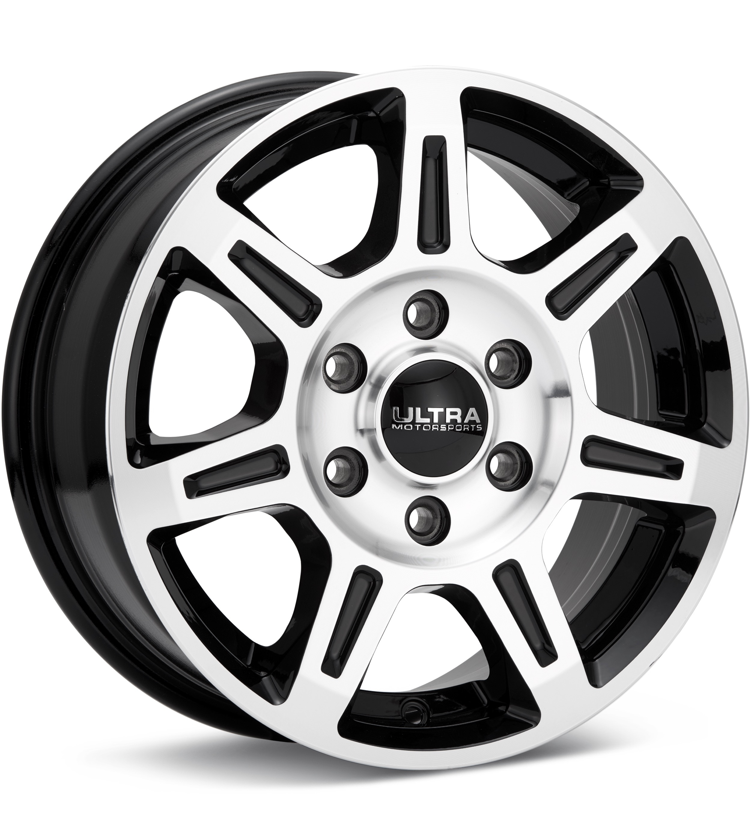 Ultra Toil Machined w/Gloss Black Accent Wheels 16 In 16x6.5 +45