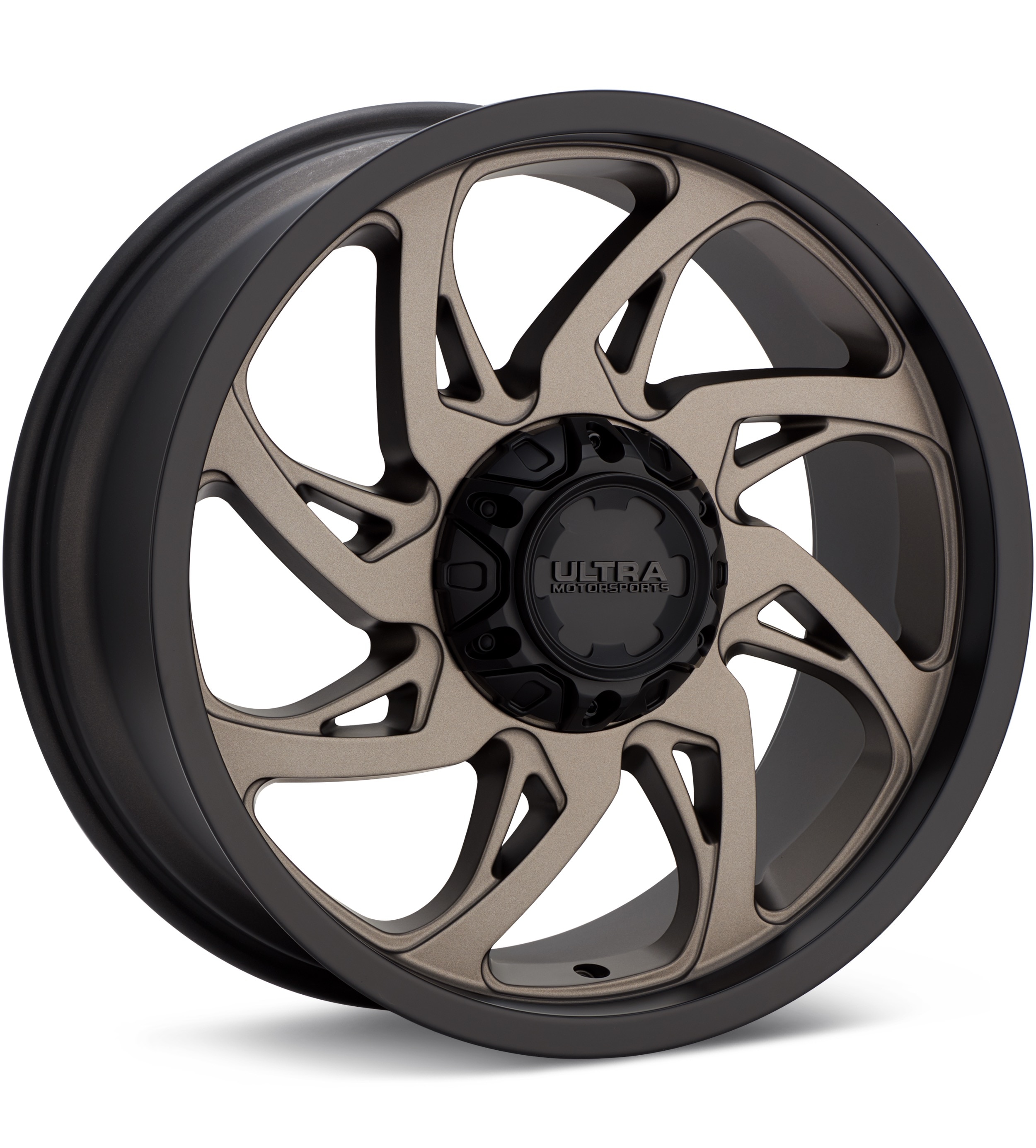 Ultra Villain Bronze w/Black Lip Wheels 18 In 18x9 +12
