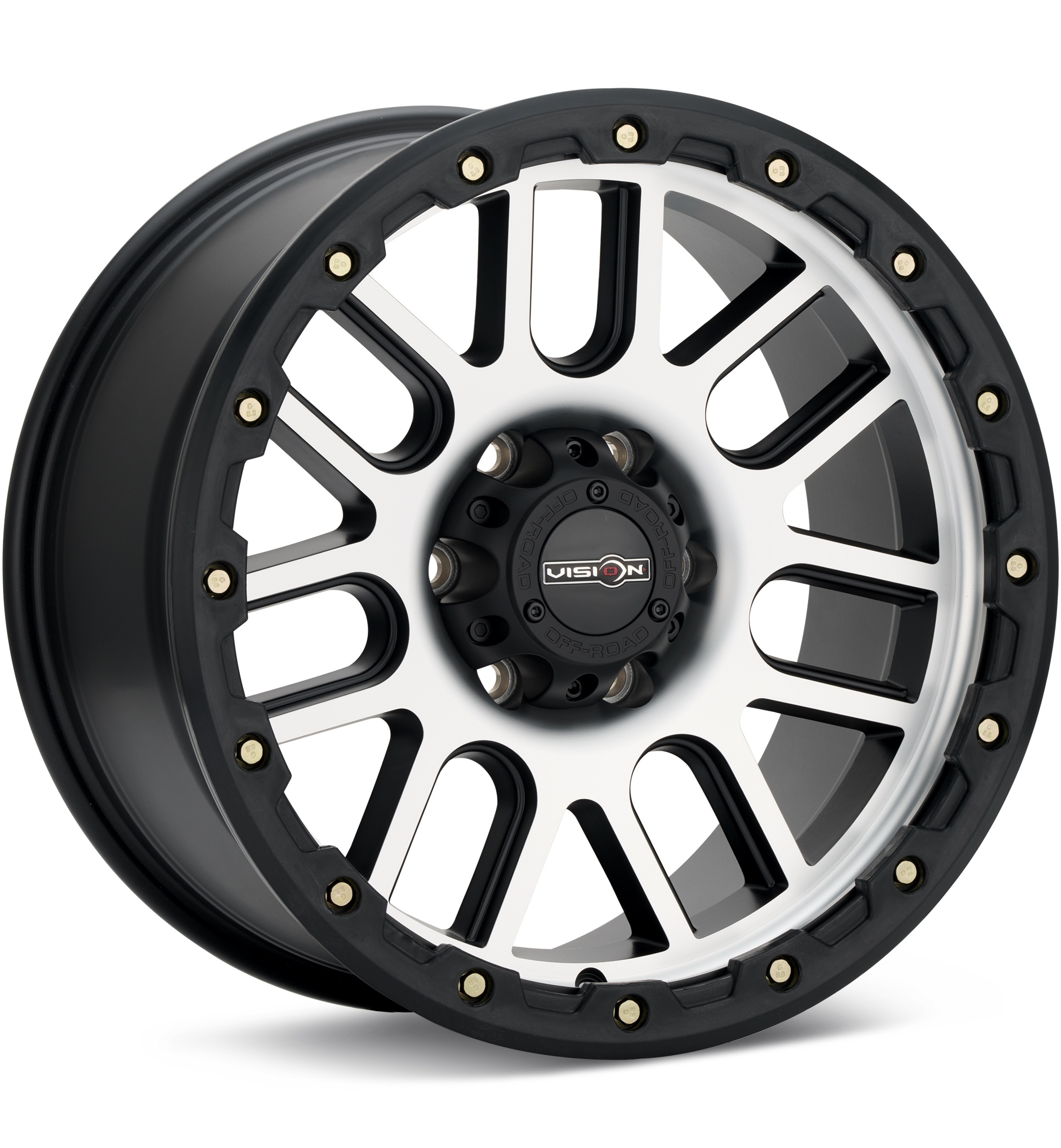 Vision Wheel Nemesis Machined Black w/Removable Lip Wheels 20 In 20x9 00