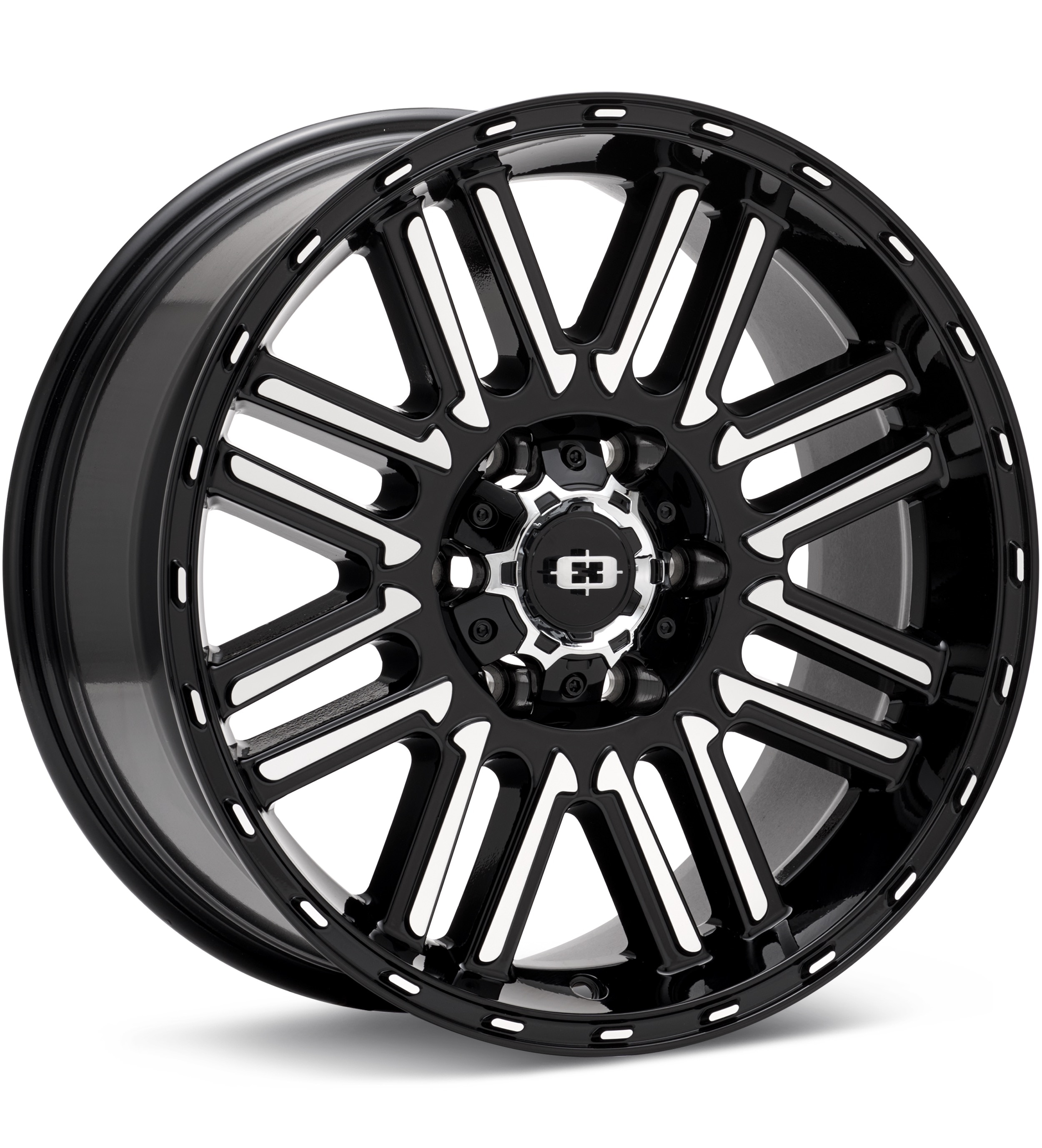 Vision Wheel Nexus Machined w/Gloss Black Accent Wheels 15 In 15x7.5 -12