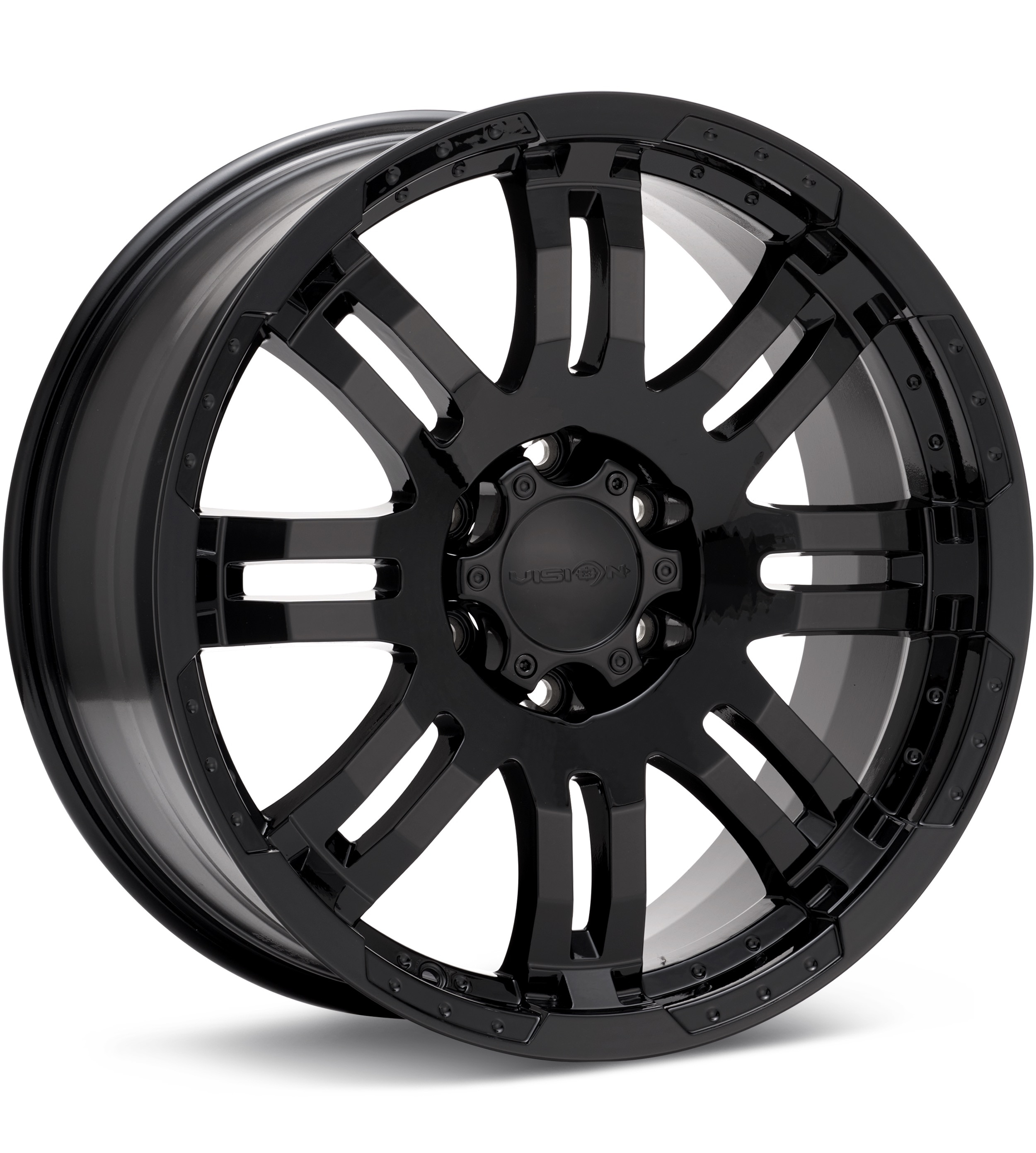 Vision Wheel Warrior Gloss Black Wheels 16 In 16x8 00