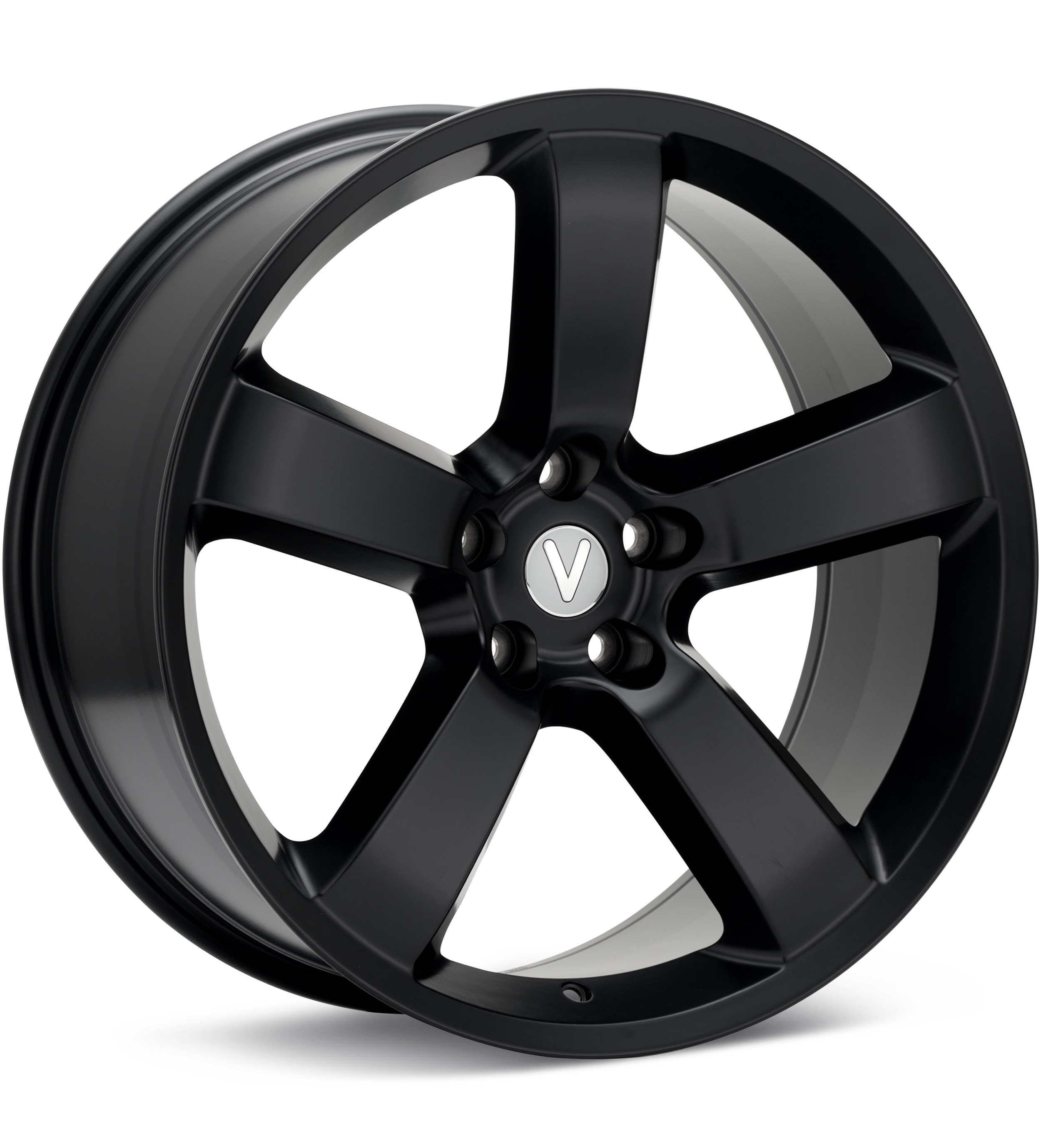 Voxx Replica Charger Black Wheels 20 In 20x9 +20