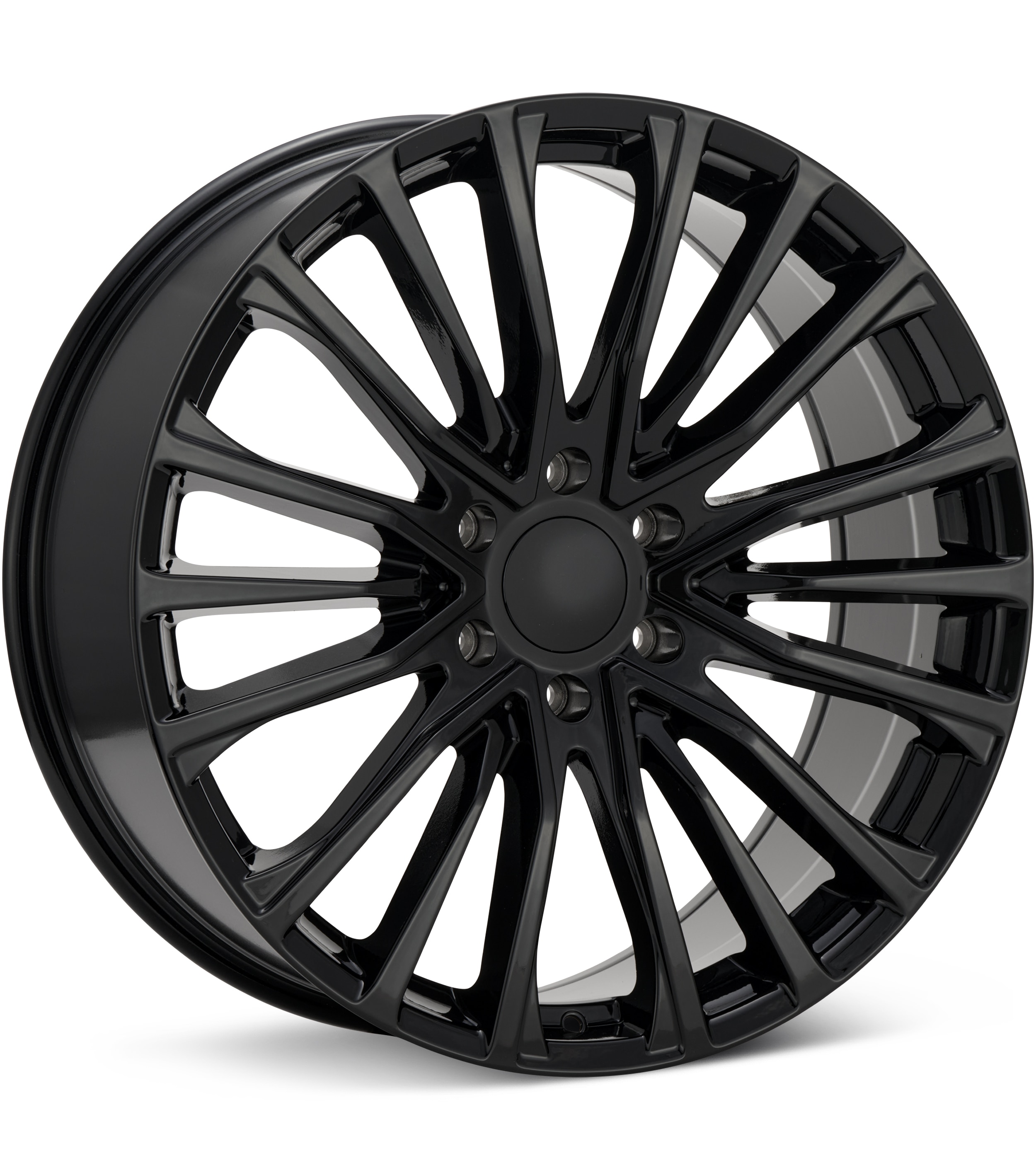 Voxx Replica ES2 Gloss Black Wheels 22 In 22x9 +28