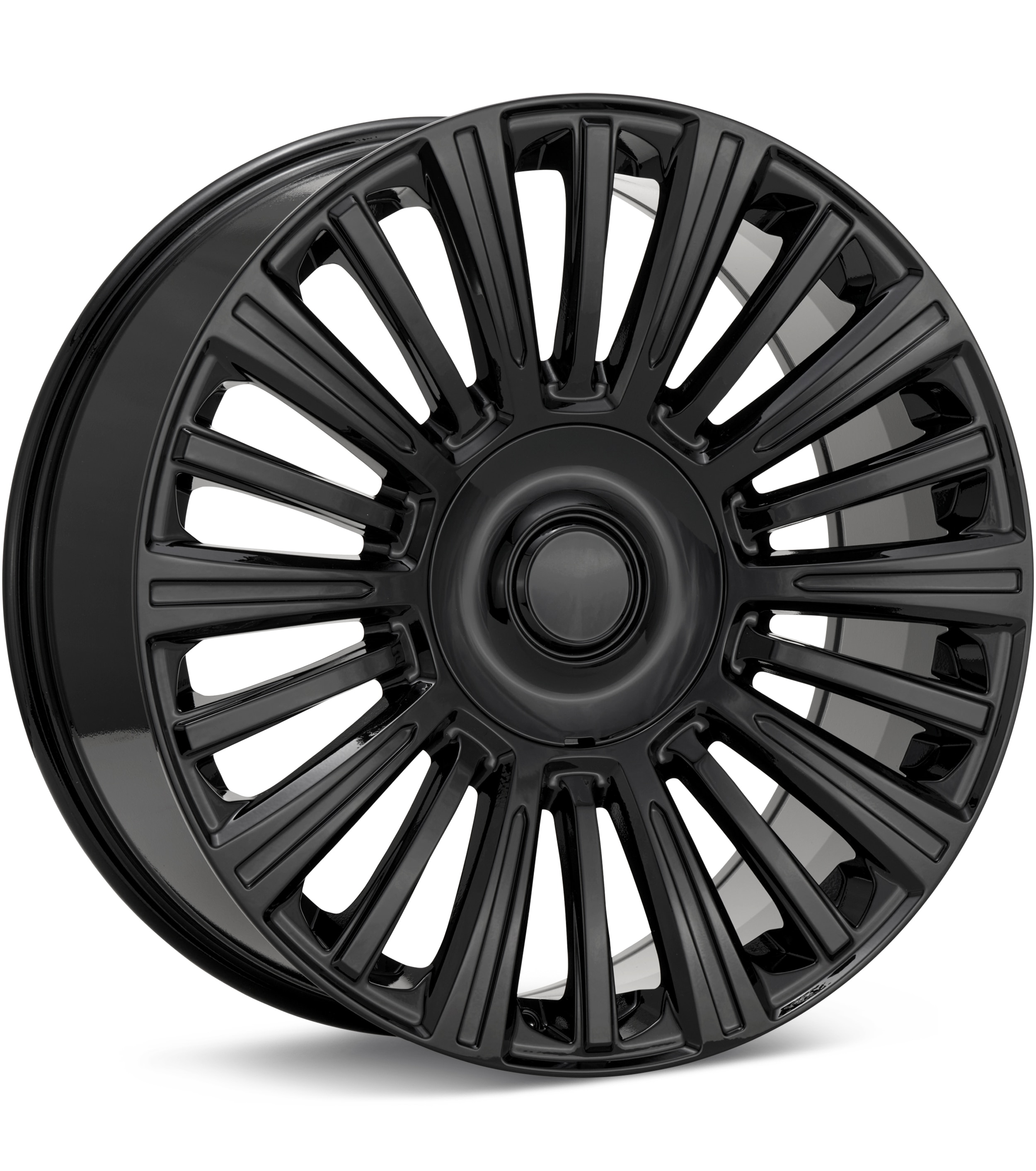 Voxx Replica ES4 Gloss Black Wheels 22 In 22x9 +28 ES4 229-6009-28GB