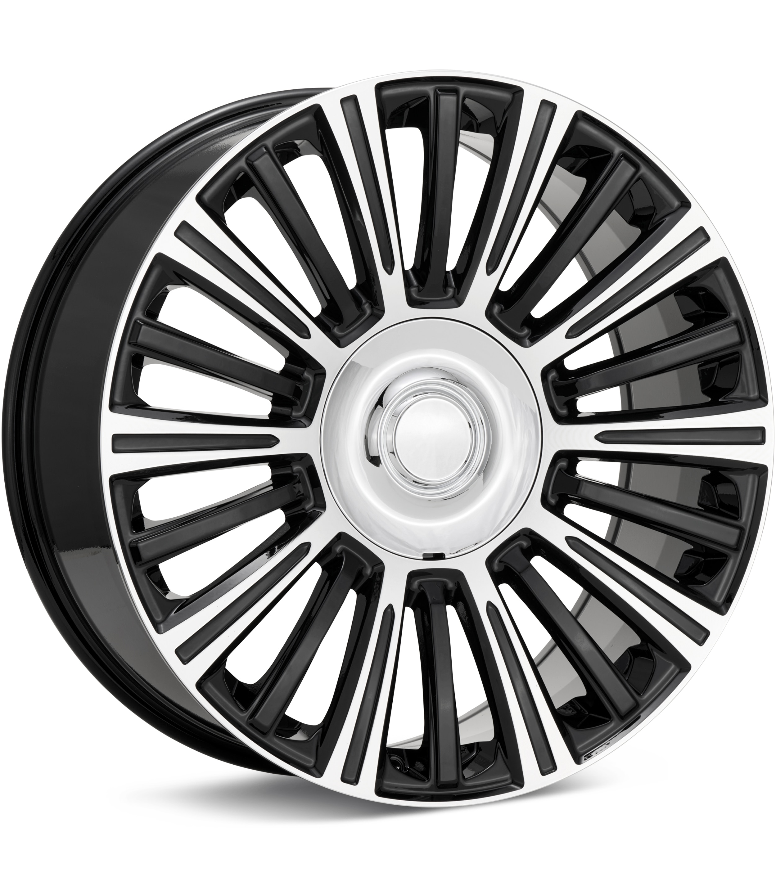 Voxx Replica ES4 Machined w/Gloss Black Accent Wheels 22 In 22x9 +28 ES42296009-28GBMF