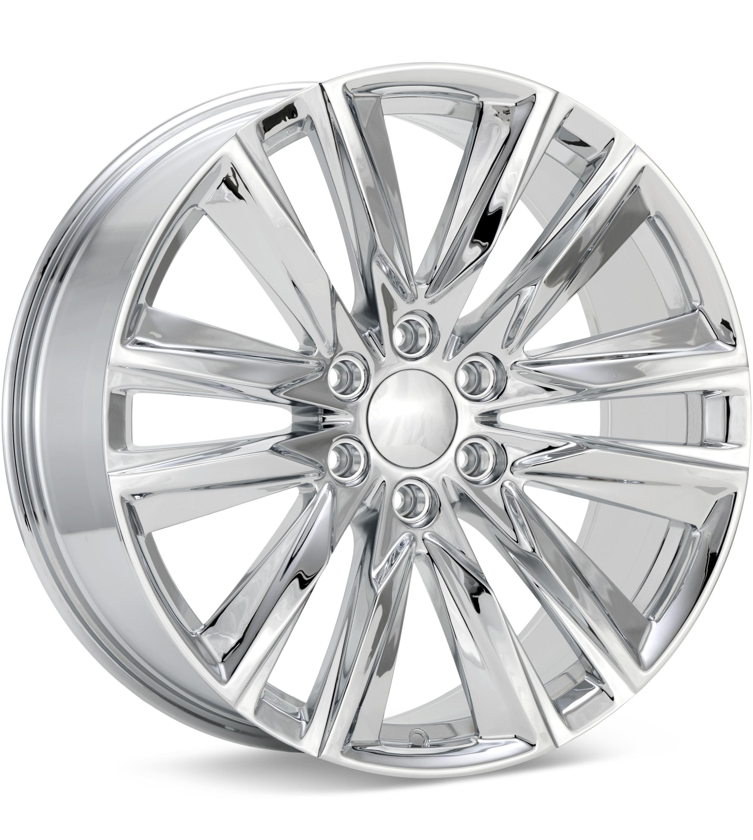 Voxx Replica ES6 Chrome Plated Wheels 22 In 22x9 +28 ES6 229-6139-28 C