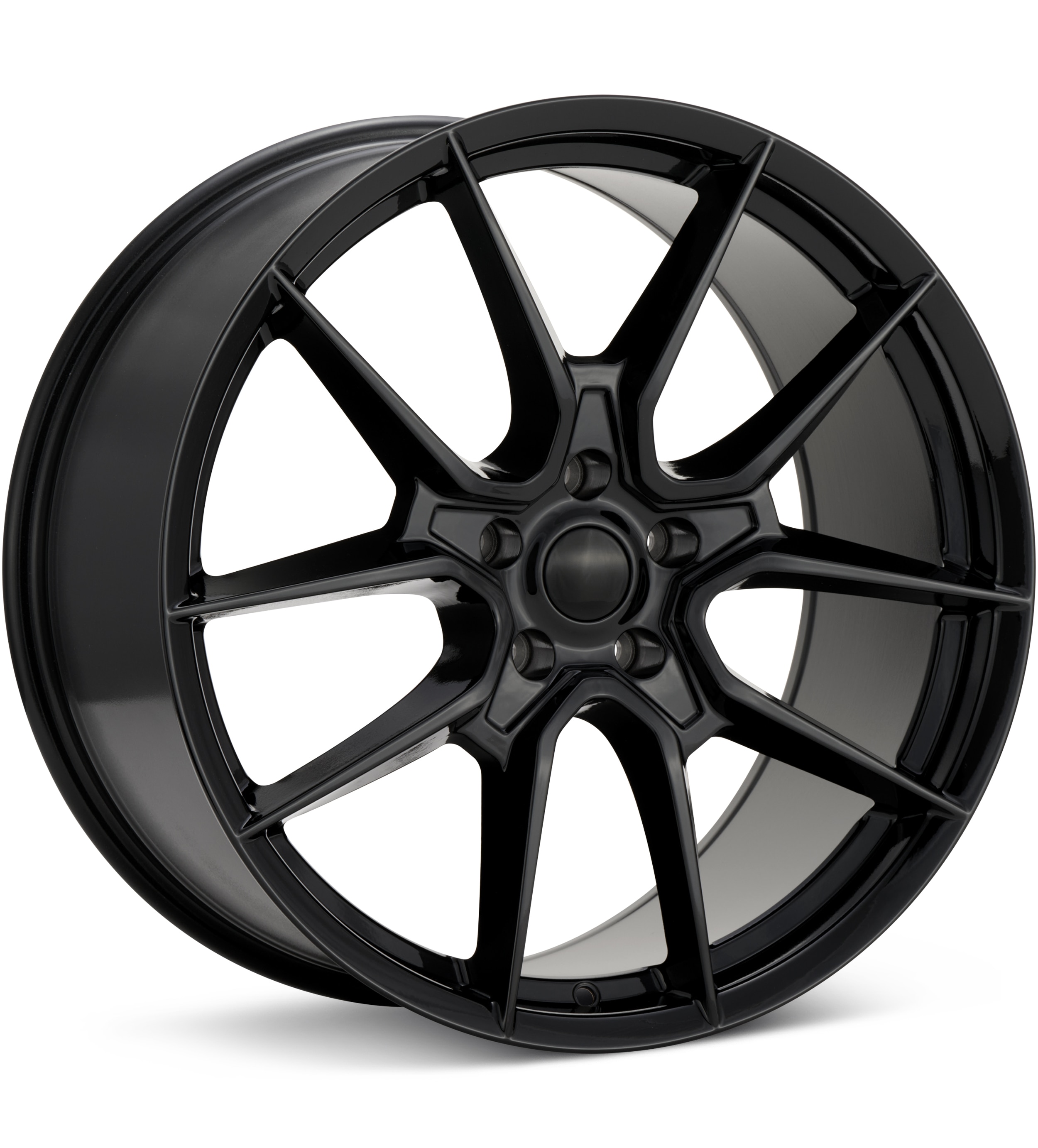 Voxx Replica FDH Gloss Black Wheels 20 In 20x10 +48