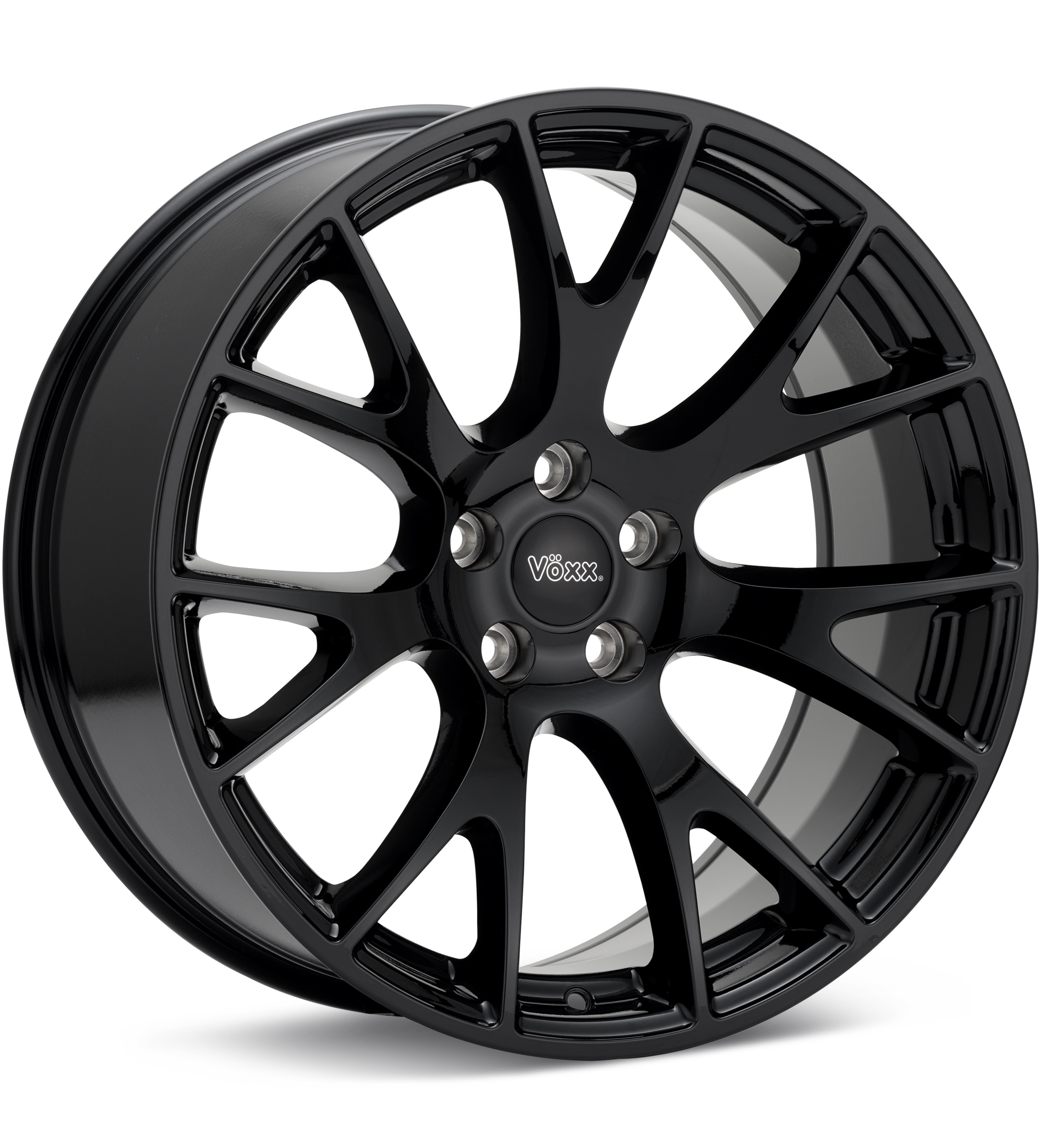 Voxx Replica Hellcat Gloss Black Wheels 20 In 20x10.5 +25
