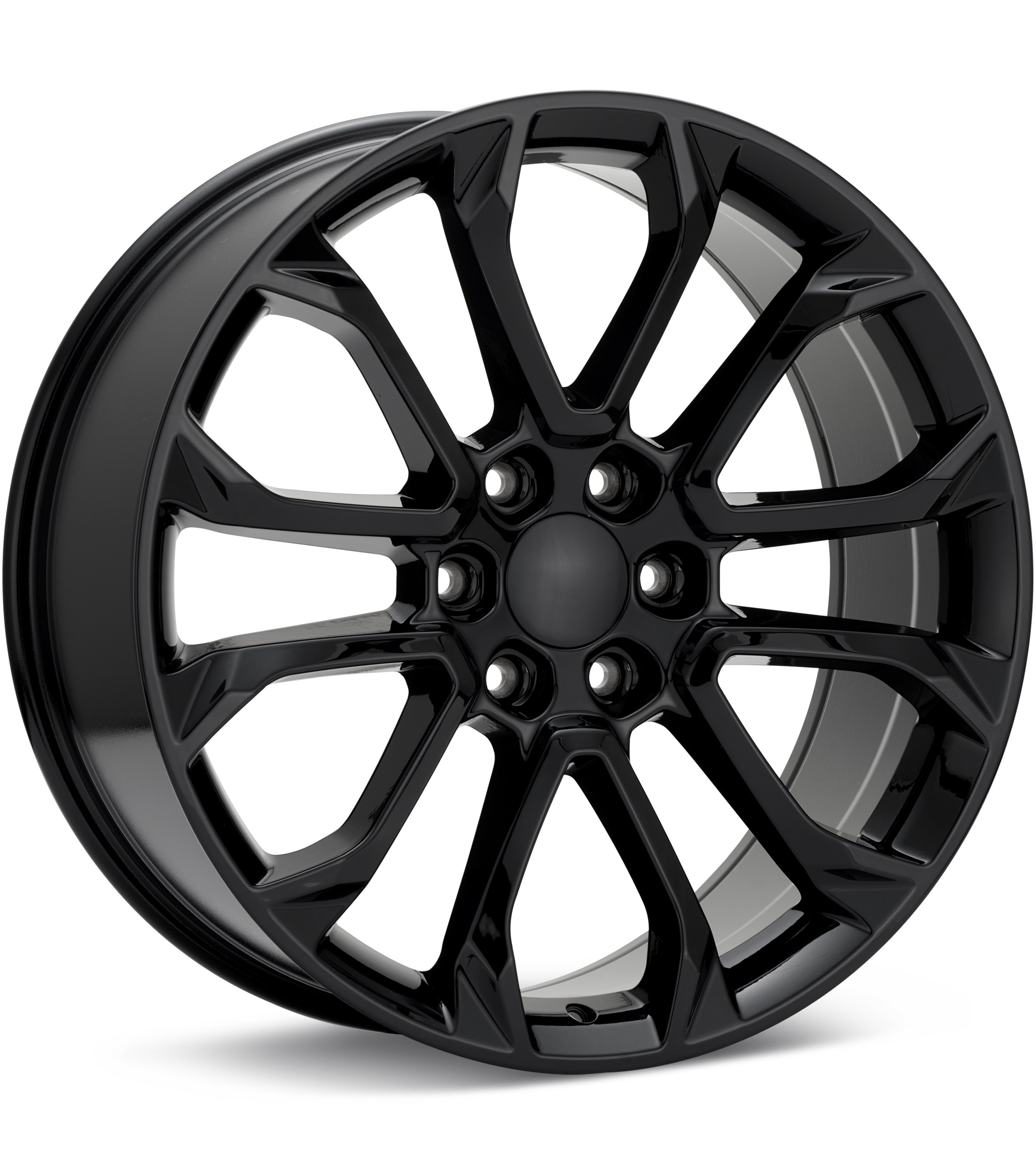 Voxx Replica SSI Gloss Black Wheels 22 In 22x9 +31