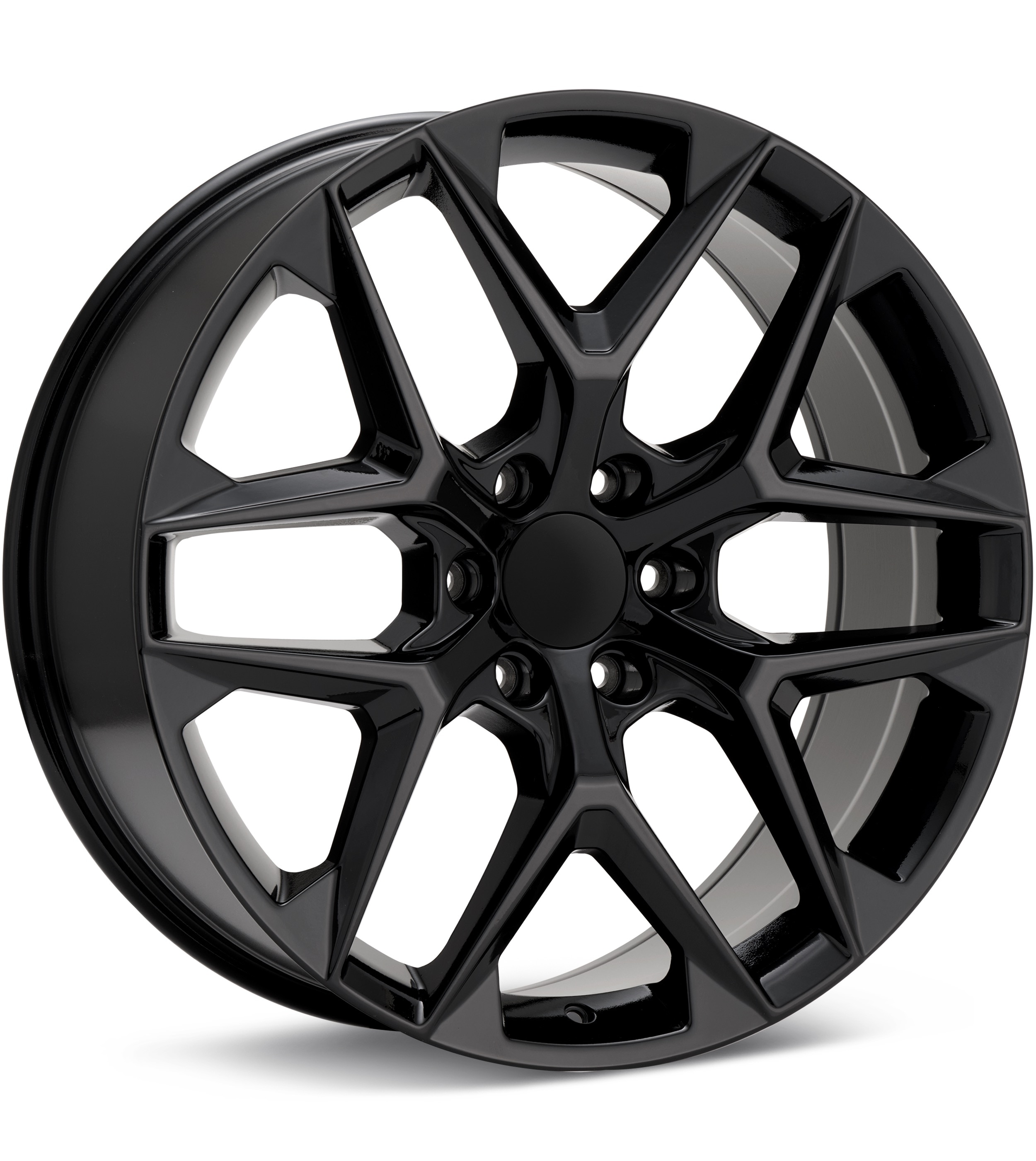 Voxx Replica SSW Gloss Black Wheels 22 In 22x9 +31