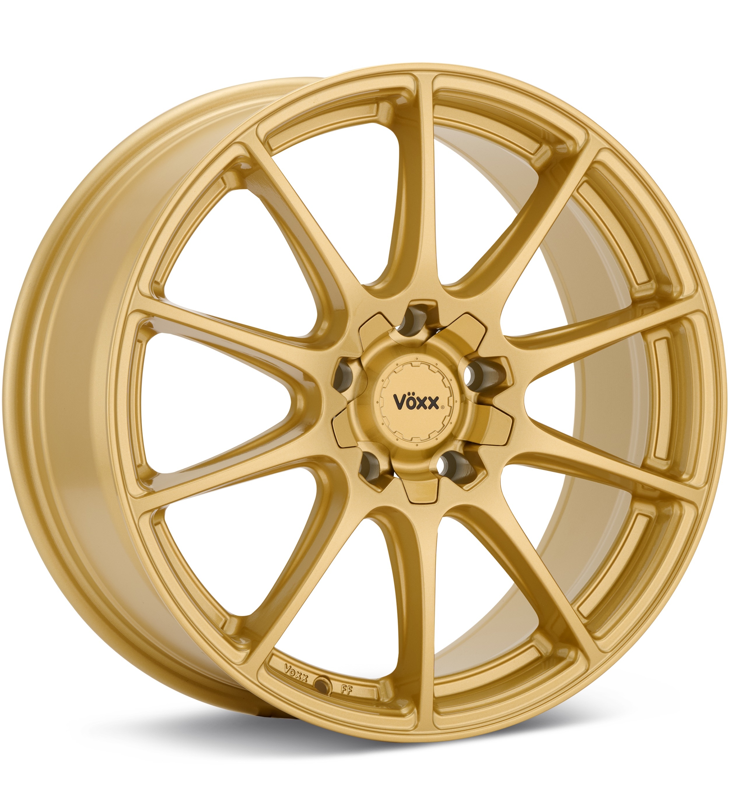 Voxx Road Wheels Cotto Gold Wheels 18 In 18x8 +40 COT880-5008-40G