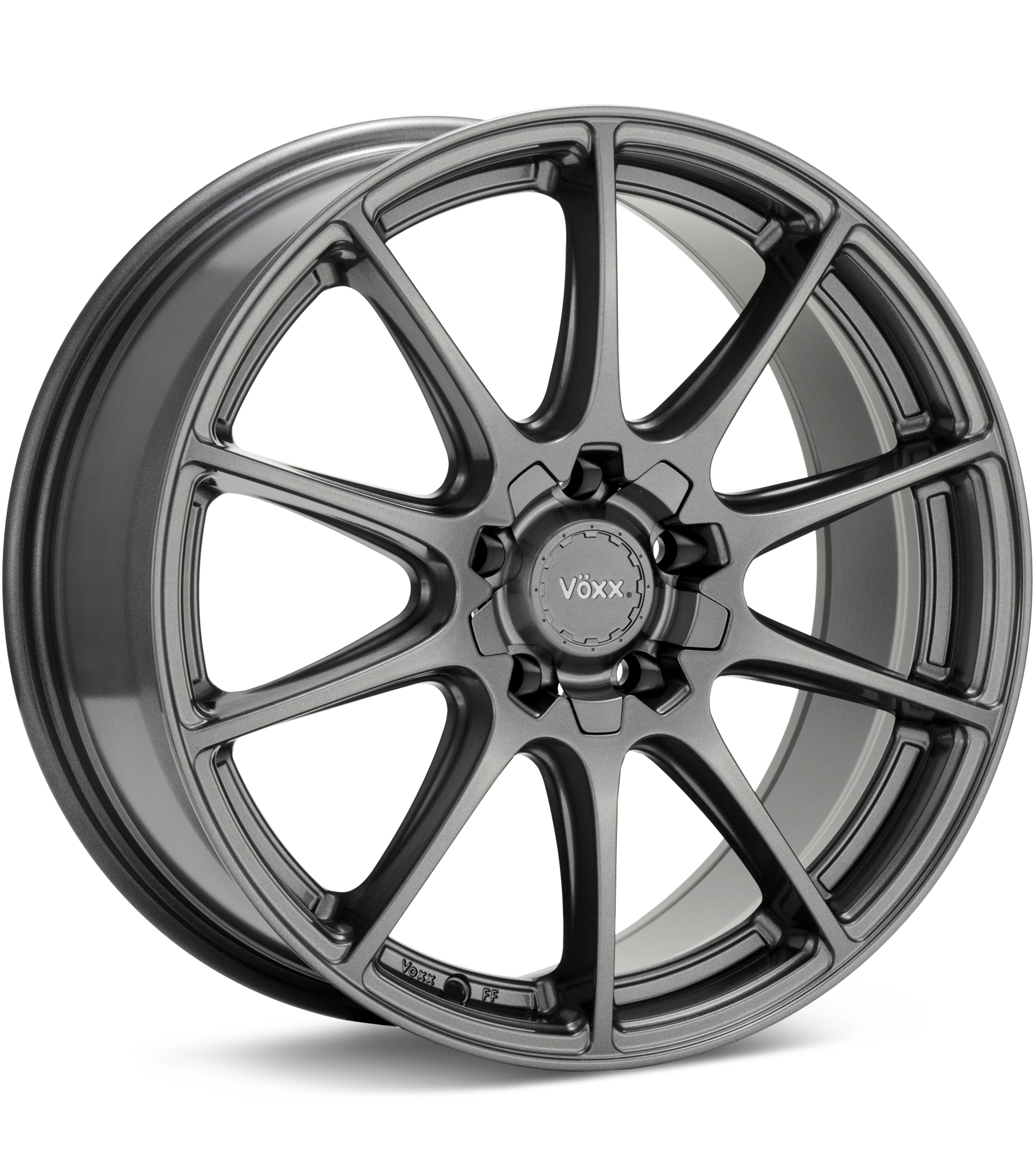 Voxx Road Wheels Cotto Gunmetal Wheels 18 In 18x8 +40 COT880-5008-40GM