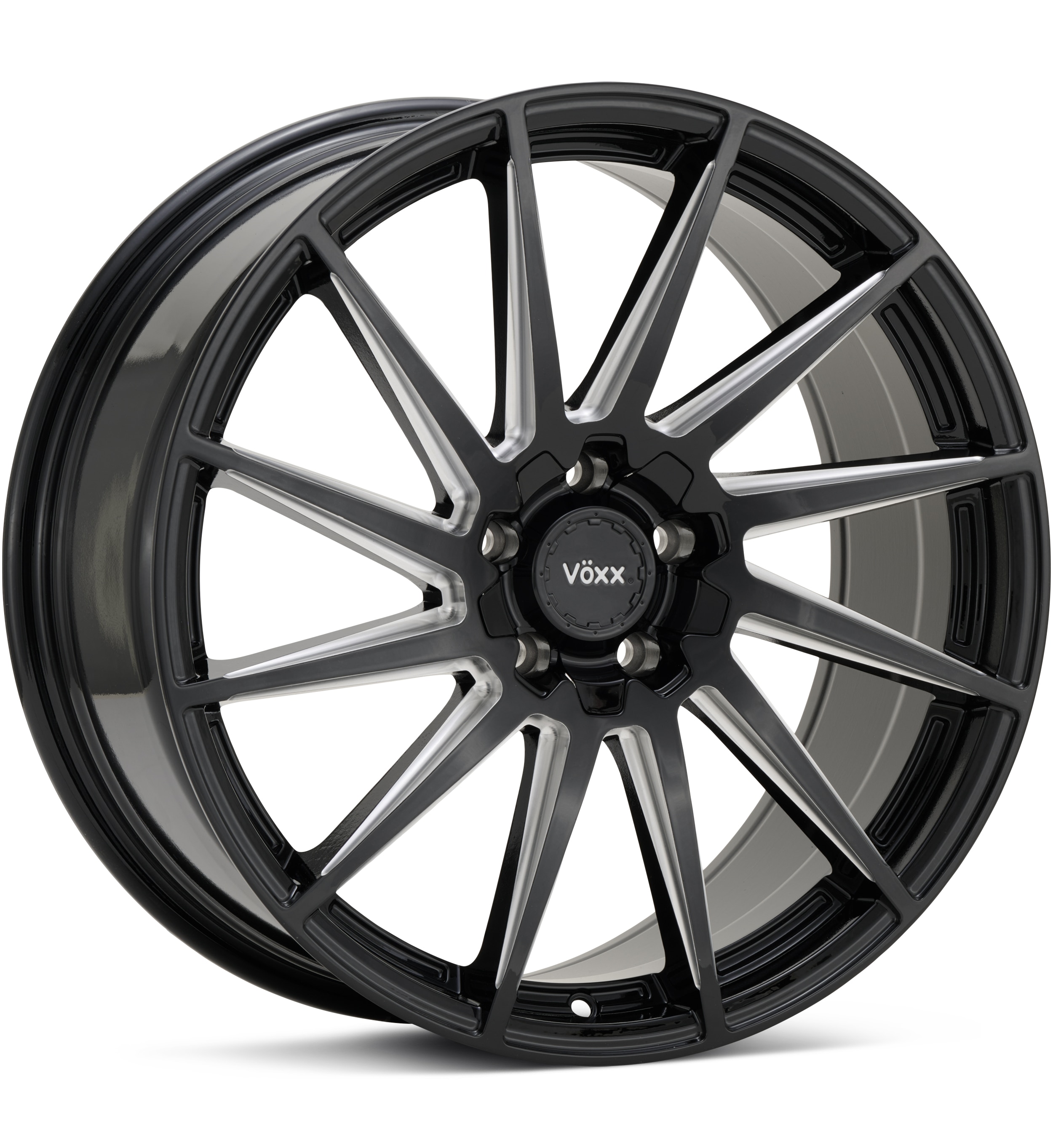 Voxx Road Wheels Felina Gloss Black w/Milled Accent Wheels 18 In 18x8.5 +32 FLN985-5003-32GBM