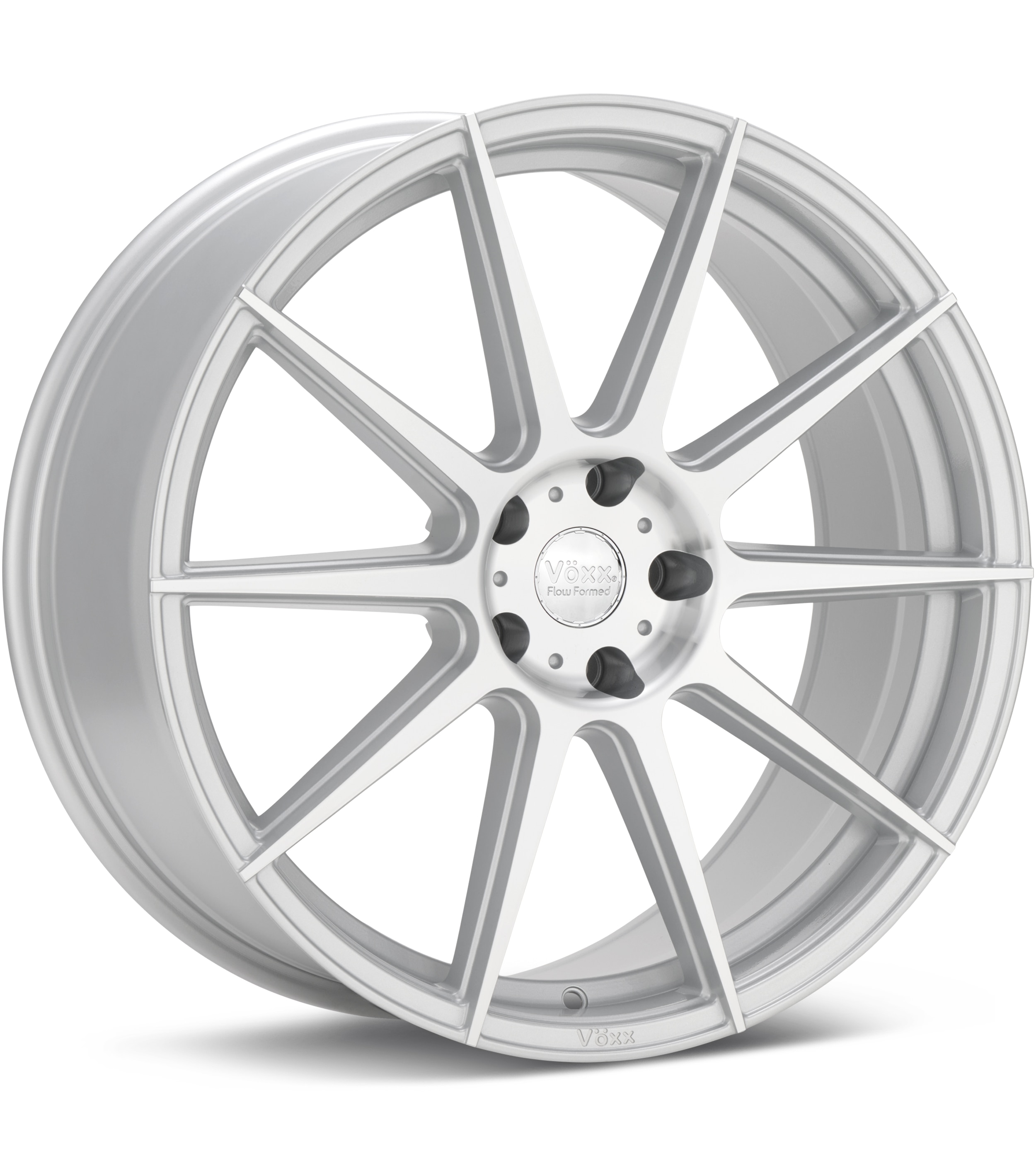 Voxx Road Wheels Lucca Silver Machined w/Clearcoat Wheels 20 In 20x9 +34