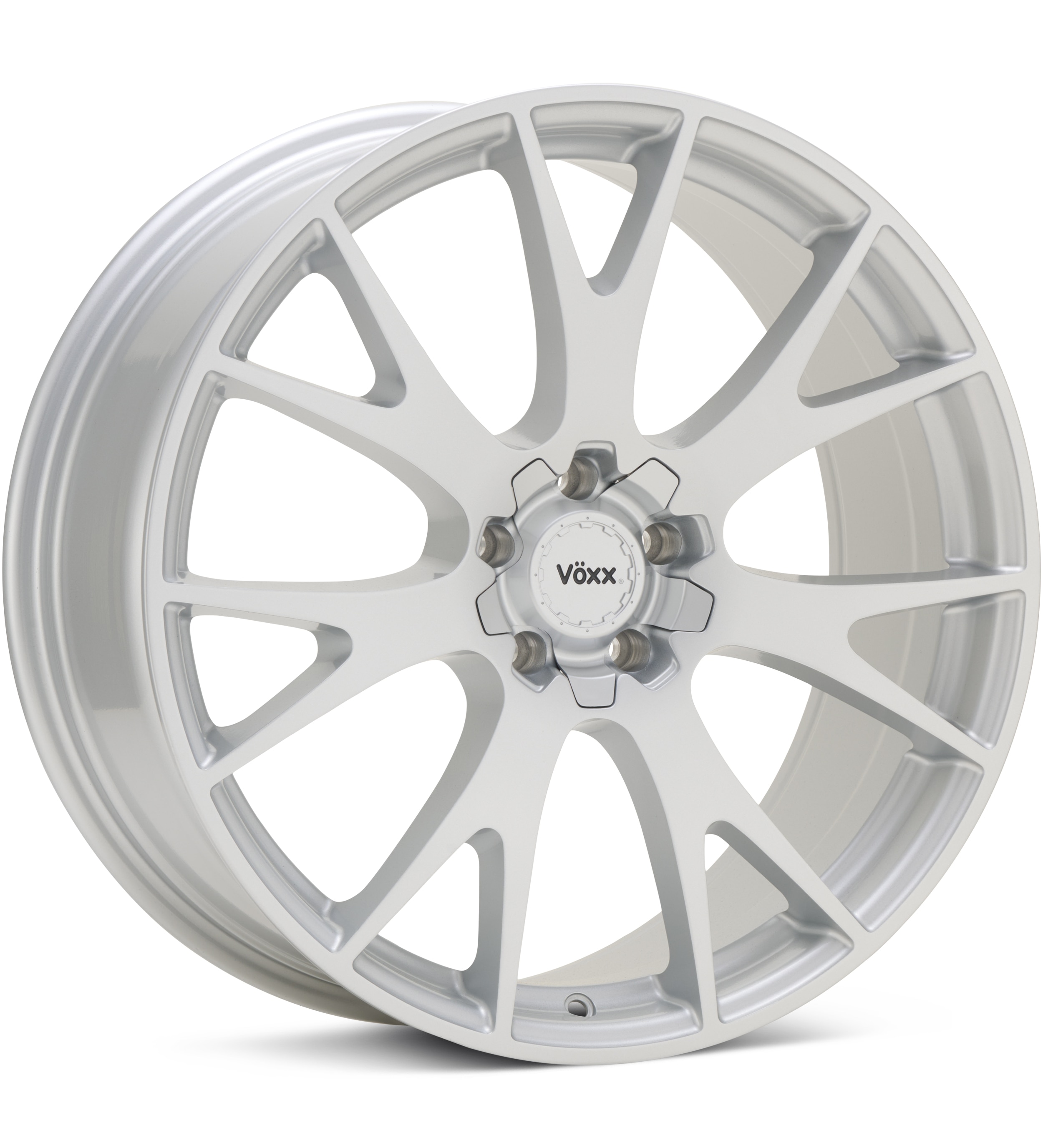 Voxx Road Wheels Oggi Silver Wheels 19 In 19x8 +40 OGI985-5008-40S