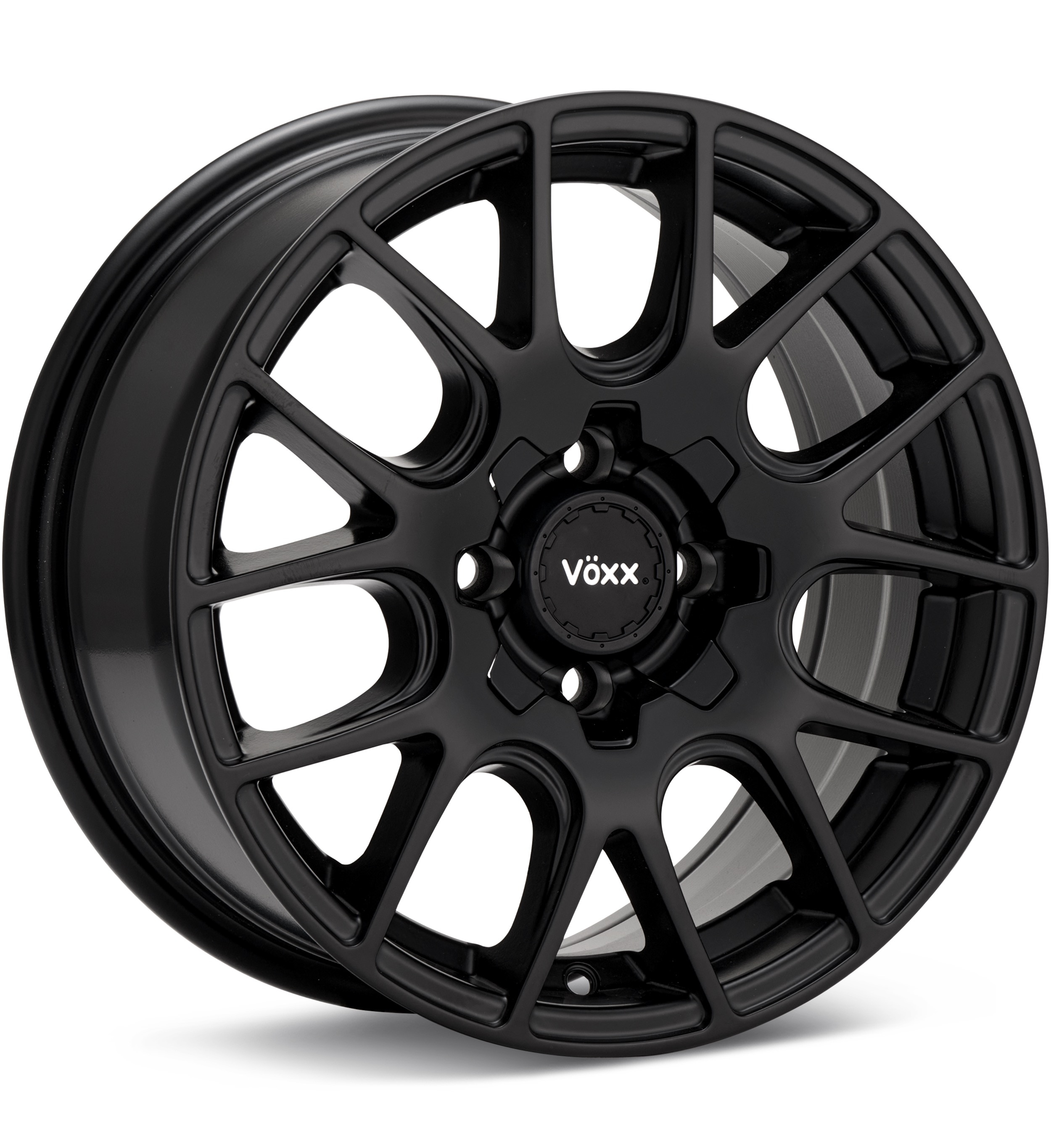 Voxx Road Wheels Orso 4-Lug Black Wheels 15 In 15x7 +35 ORS570-4008-35 MB