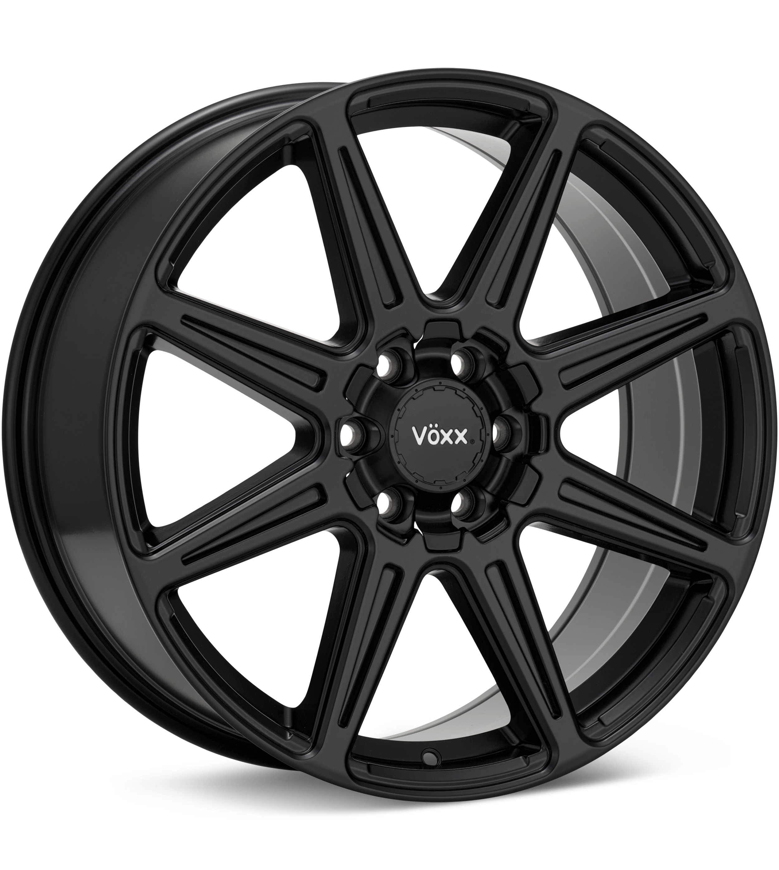 Voxx Road Wheels Rocca Black Wheels 18 In 18x8.5 +35 ROC885-6003-35MB