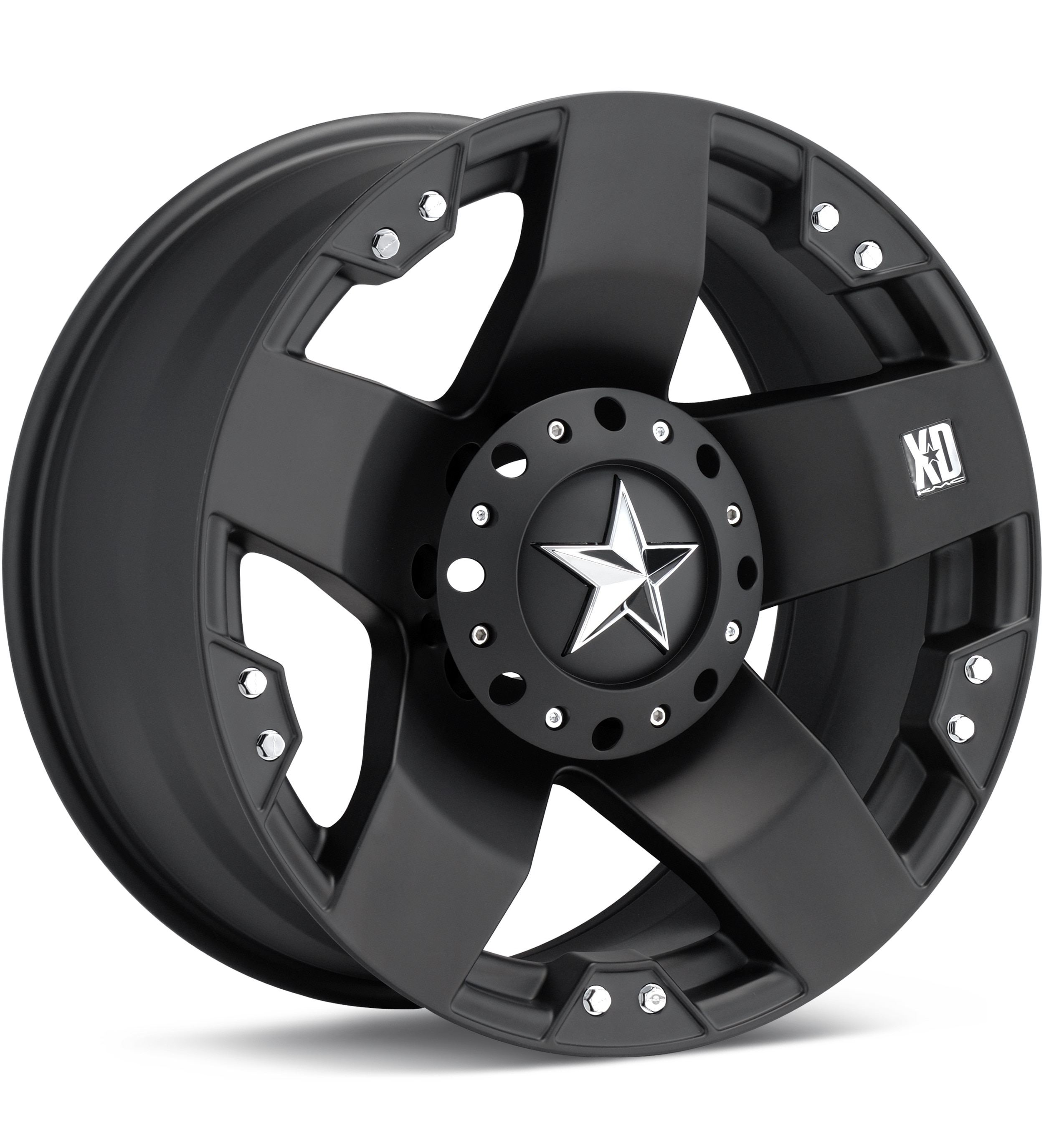 XD Wheels XD775 Rockstar Black Wheels 20 In 20x8.5 10