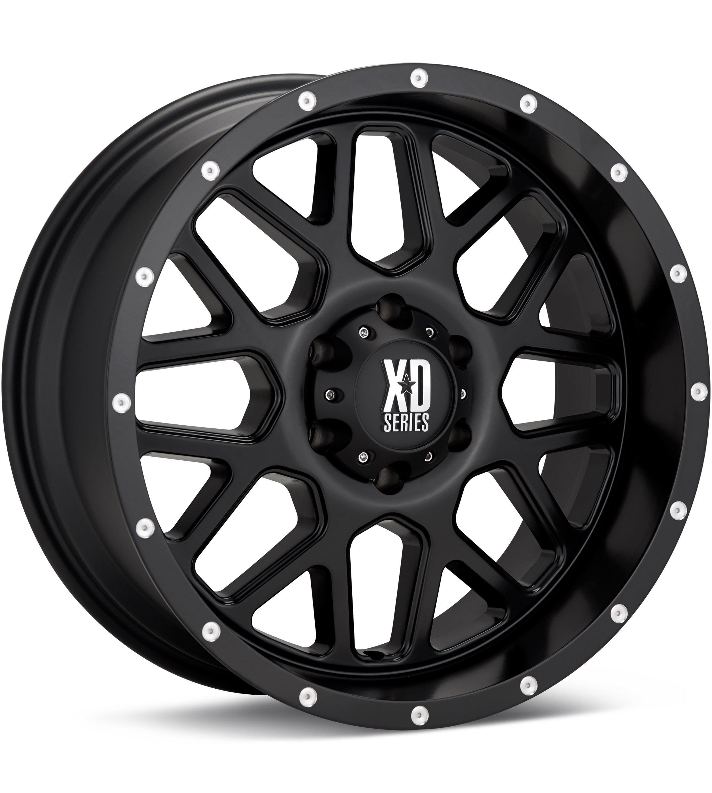 XD Wheels XD820 Grenade Black Wheels 18 In 18x9 -12