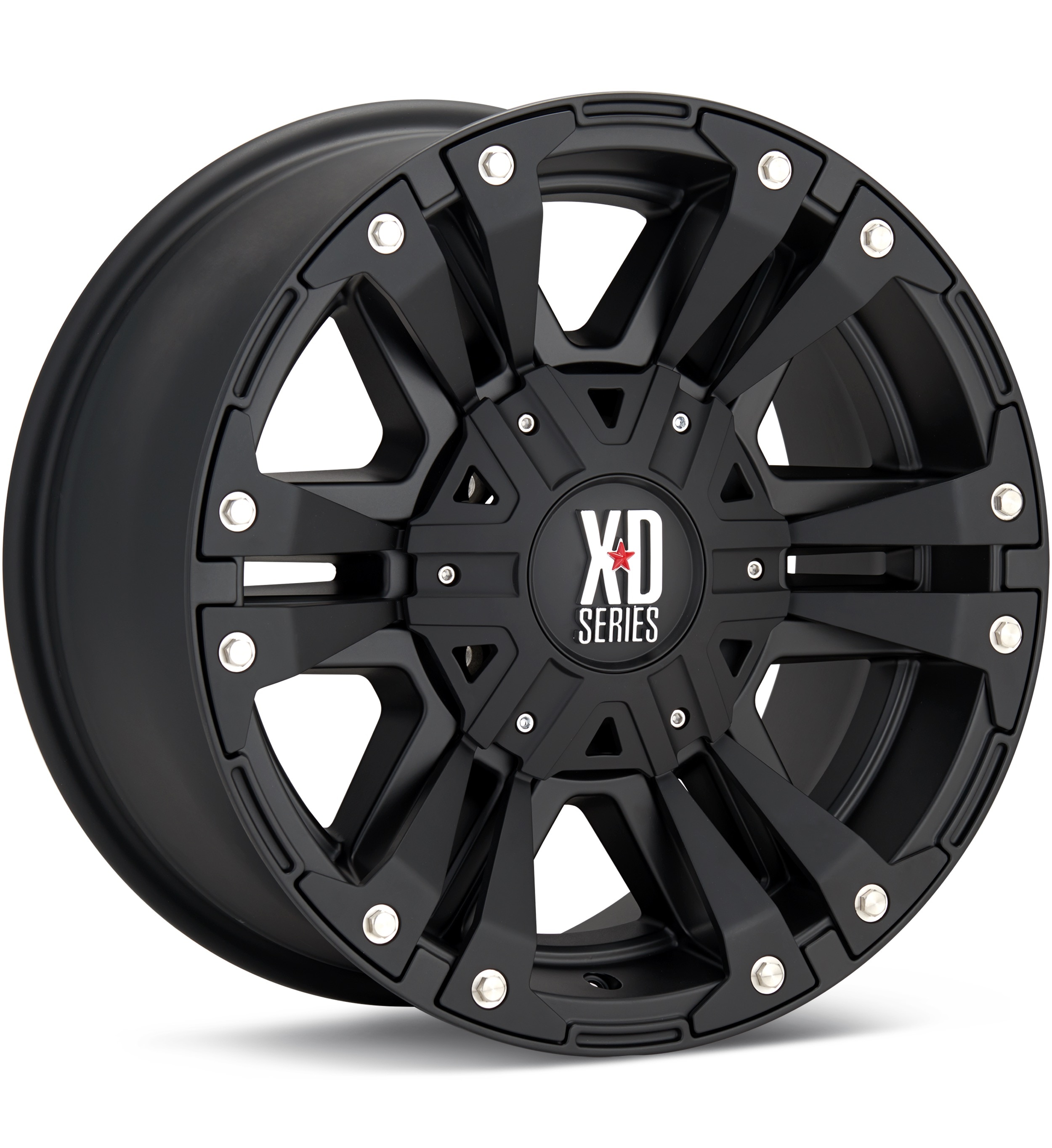 XD Wheels XD822 Monster II Black Wheels 20 In 20x9 18