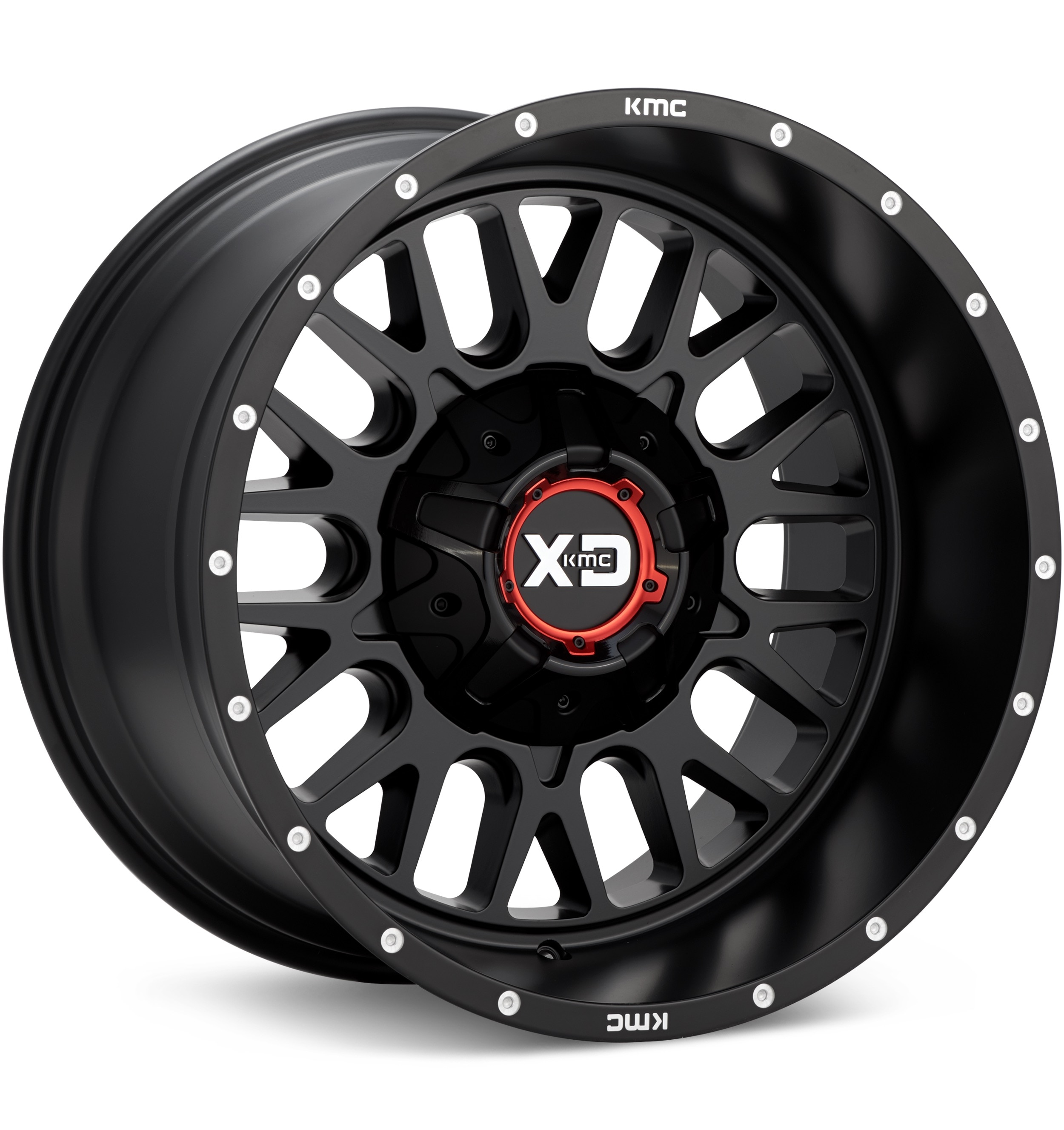 XD Wheels XD842 Snare Black w/Spot Milling Wheels 20 In 20x10 -18
