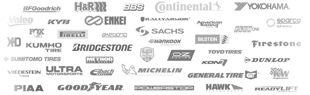 Logo Collage of Popular Auto Product Brands