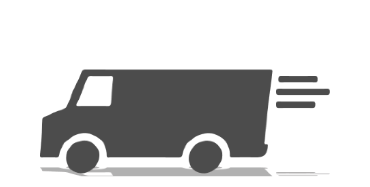 Quick delivery icon for tire and wheel package shipping to home, office, or local installer