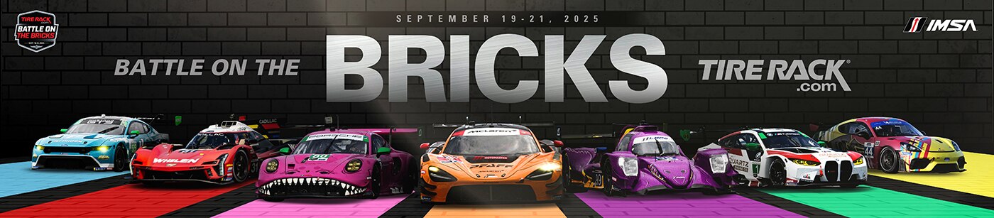 Marquee Showcasing IMSA Battle on The Bricks Car Lineup