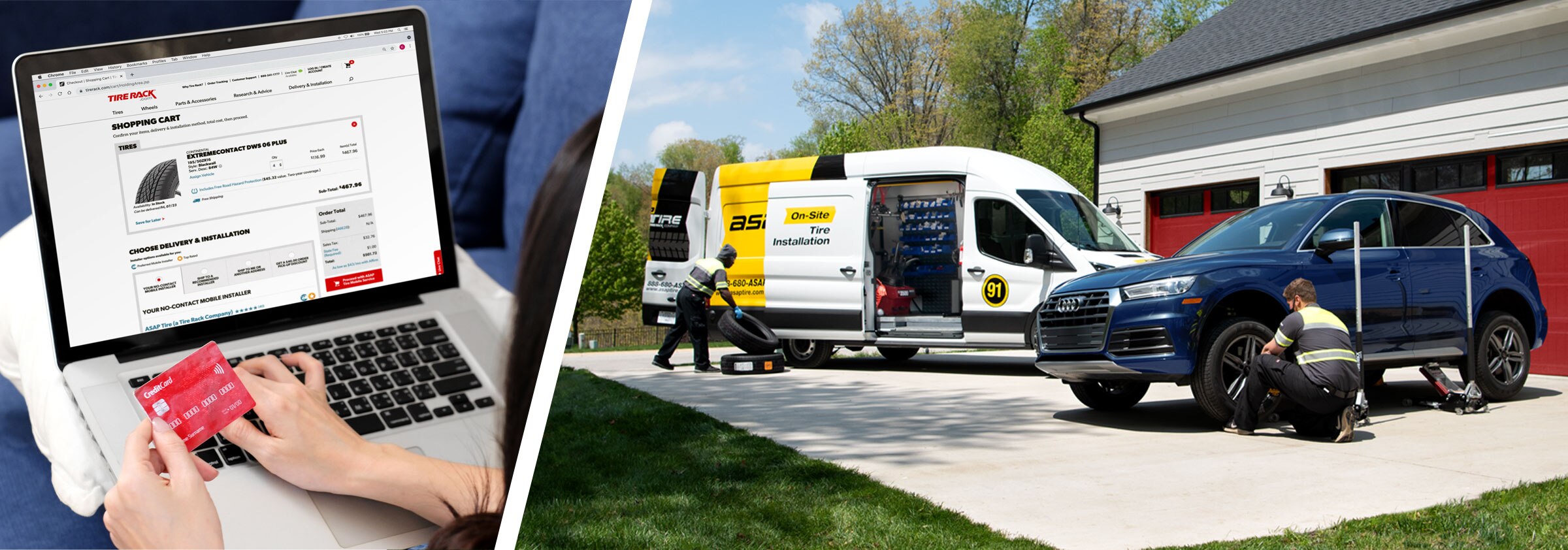 ASAP Mobile Tire Installers Tire Rack