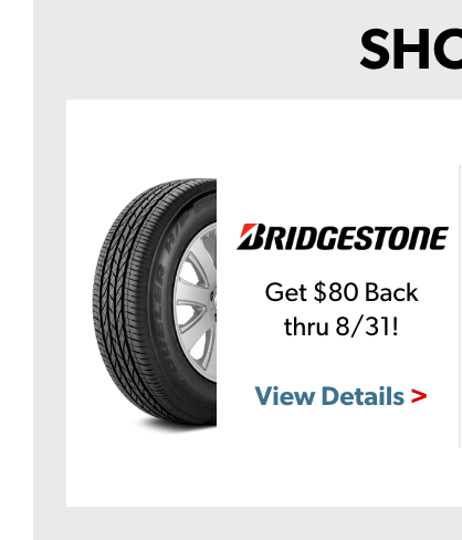 Get an $80 Bridgestone Mastercard by Mail
