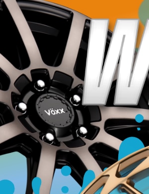 Voxx Road Wheels Vento Gloss Black Machine w/DarkTint Wheel