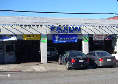 Faxon Garage in San Francisco, CA 94112 | San Francisco Tire Shop & Installer