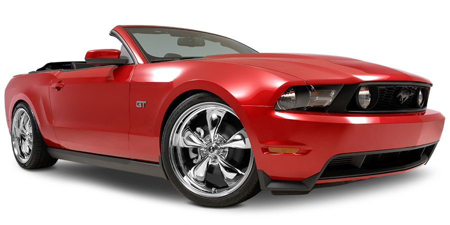 2010 Ford Mustang GT with American Racing Authentic Hot Rod AR605 Torq-Thrust M