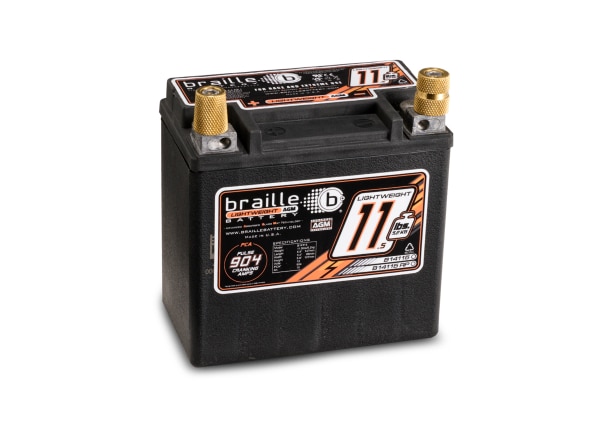 Braille 11.5LB Lightweight AGM Racing Battery | Tire Rack