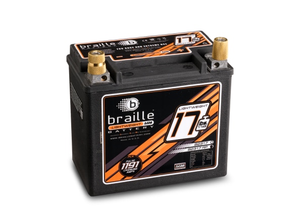 Braille 17LB Lightweight AGM Racing Battery | Tire Rack