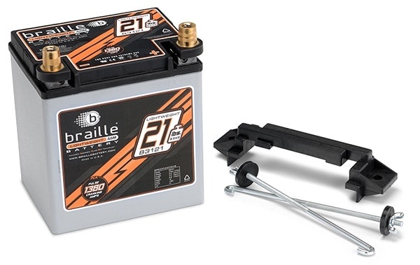 BRAILLE EXTREME USE BATTERY   21# WITH MOUNT B3121FRP8