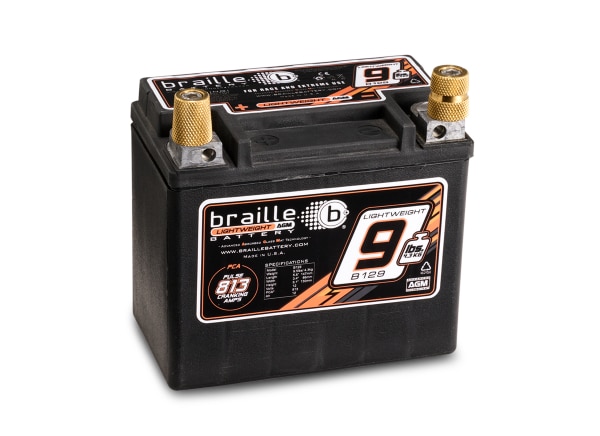 9LB Lightweight AGM Racing Battery BB129