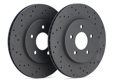 Hawk Talon Rotors - Slotted & Drilled HTC4810