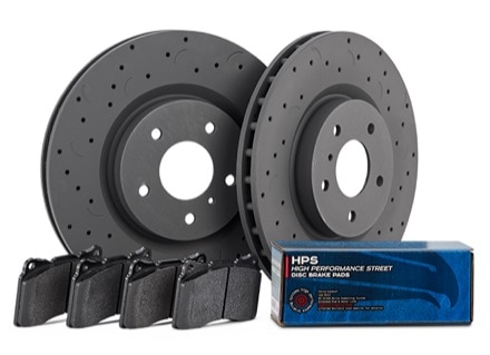 Hawk Talon HPS Brake Kit - Slotted & Drilled