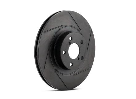 R1 Concepts eLine Black Cross-Drilled Rotor
