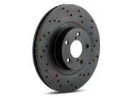 R1 Concepts eLine Black Slotted Rotor