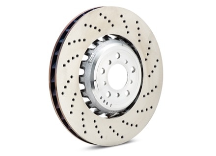 SHW Performance Lightweight Pin-Drive Drilled Rotor BRL42833