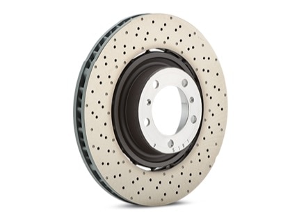 SHW Performance Lightweight Pin-Drive Drilled-Dimpled Rotor