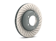 SHW Performance Cast Iron Monobloc Drilled and Dimpled Rotor