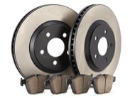 TR Select Kits Akebono Euro Ceramic Pads & Centric 125 Series Rotors