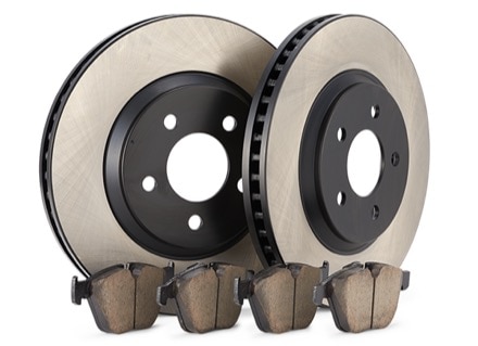 TR Select Kits Akebono Euro Ceramic Pads & Centric 125 Series Rotors