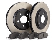 TR Select Kits Akebono ProAct Ceramic Pads & Centric 125 Series Rotors